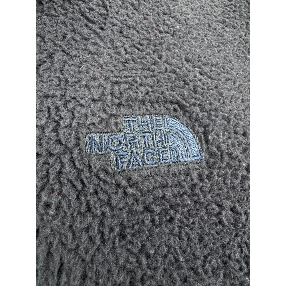 The North Face Mens S Navy Blue Sherpa Fleece Full Zip Jacket Outdoors Gorpcore